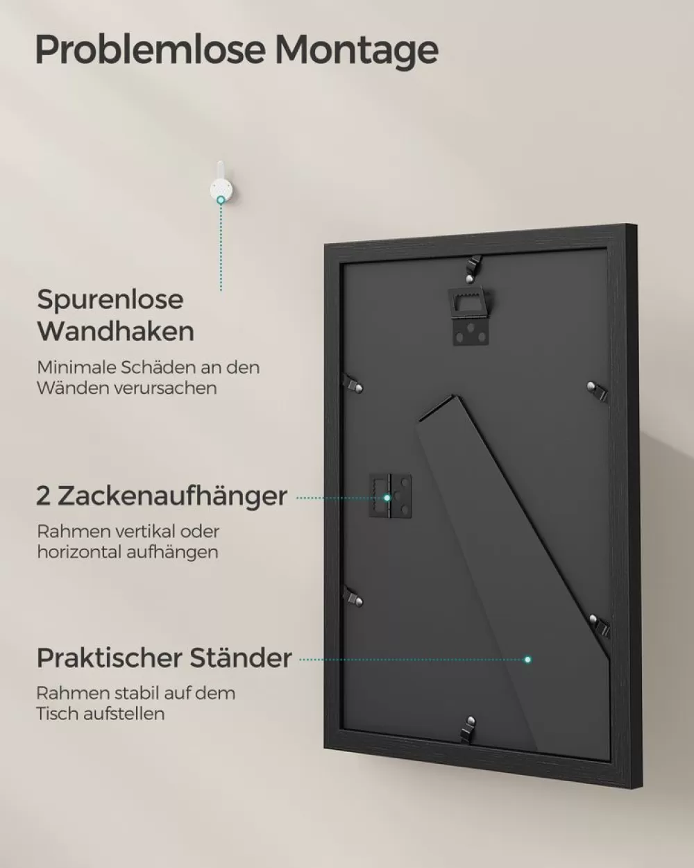 bilderrahmen_a_fr_mehere_bilder_eschenschwarz_13.webp Store SONGMICS Bilderrahmen A4 für mehere Bilder eschenschwarz