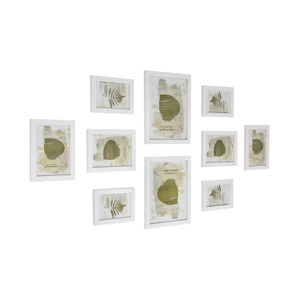 New SONGMICS Bilderrahmen 10er Set Weiß