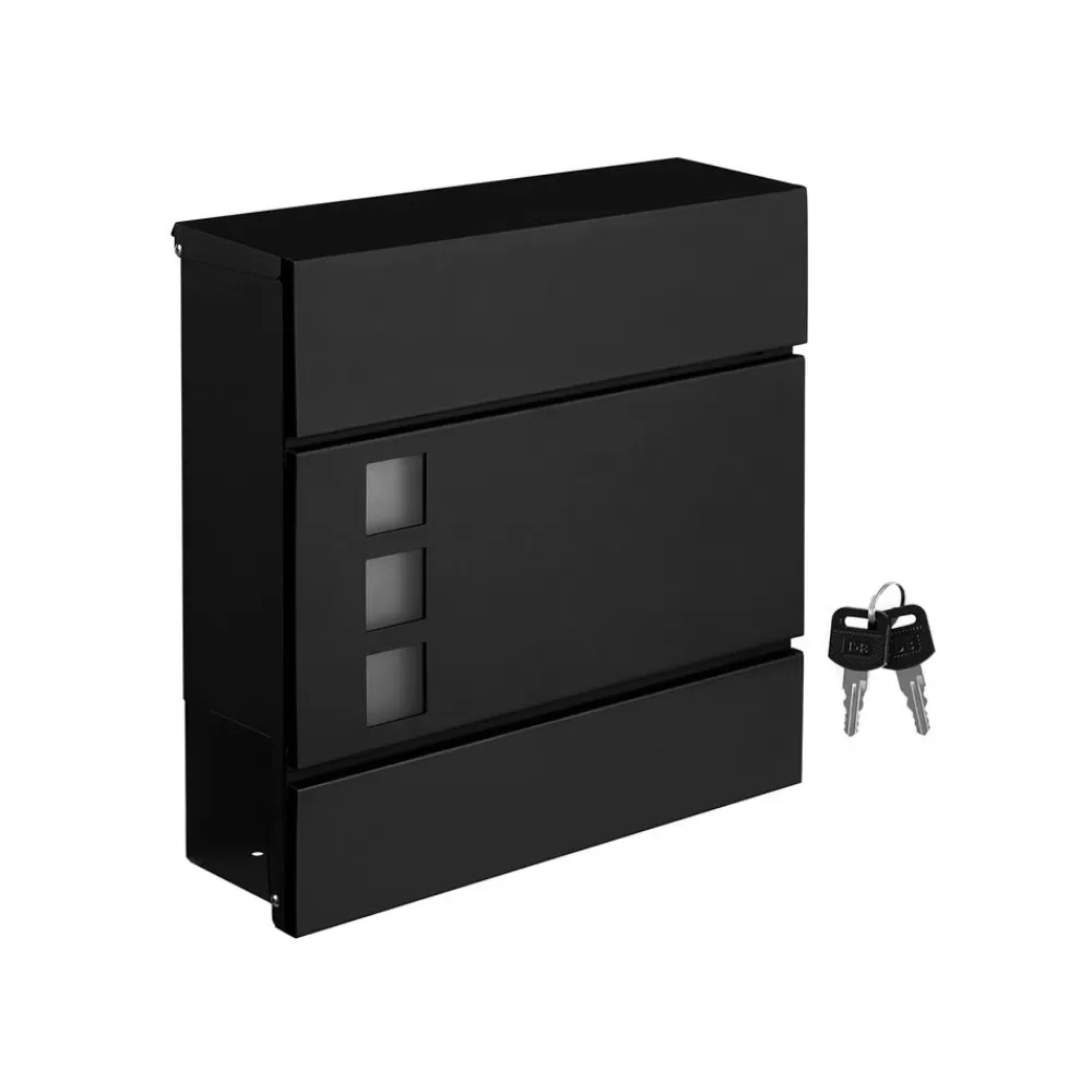 Cheap SONGMICS Briefkasten schwarz
