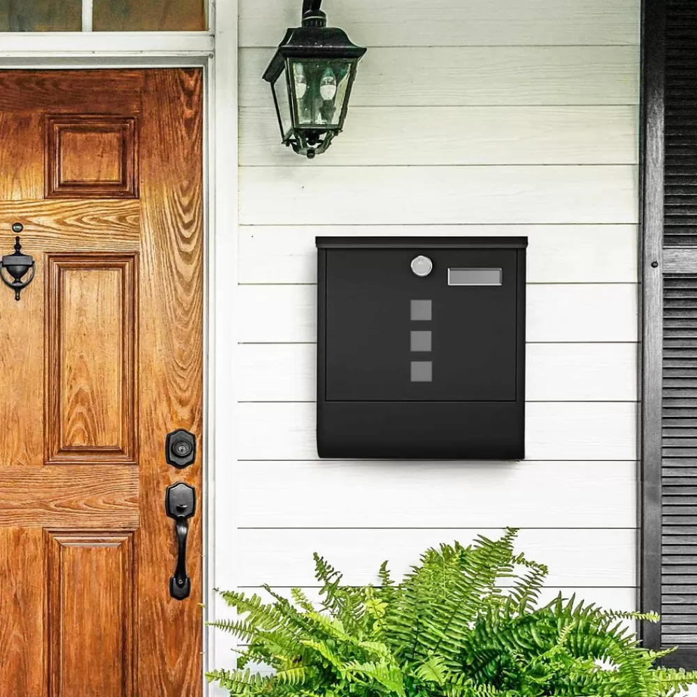 Sale SONGMICS Briefkasten schwarz