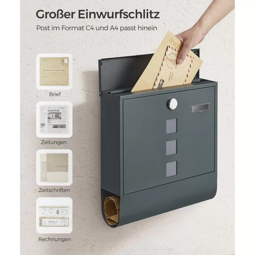 briefkasten_wandmontage_9.webp Discount SONGMICS Briefkasten Wandmontage