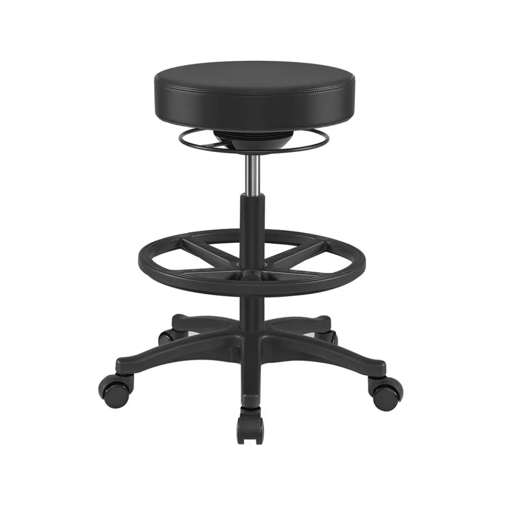 Fashion SONGMICS Bürohocker 59,5-81 cm schwarz