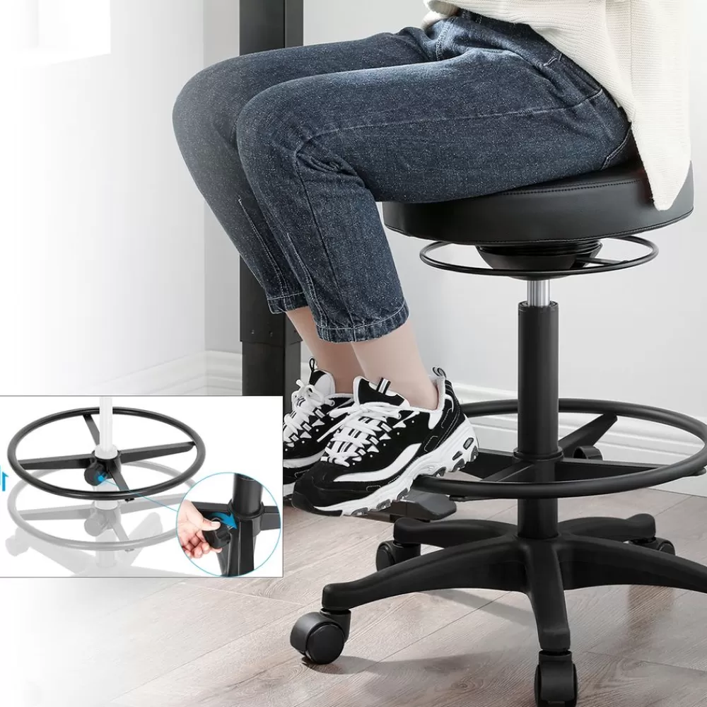 brohocker__cm_schwarz_6.webp Fashion SONGMICS Bürohocker 59,5-81 cm schwarz