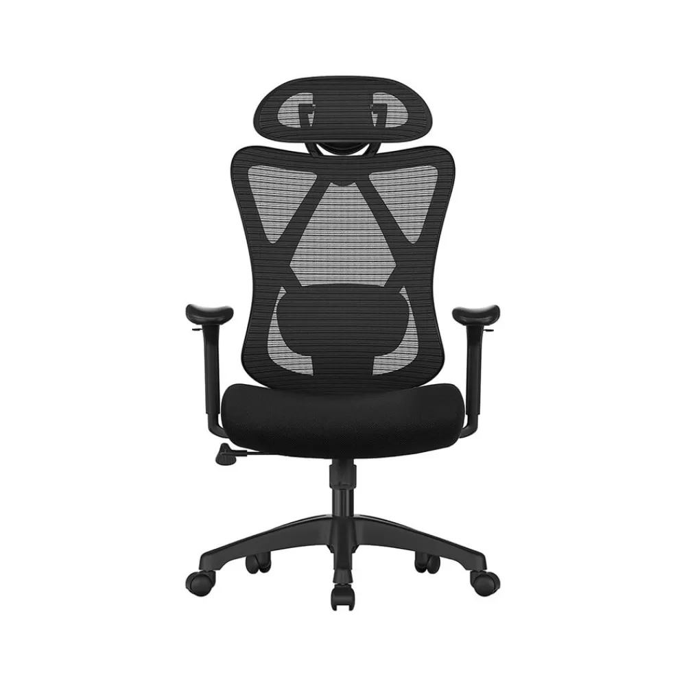 Cheap SONGMICS Bürostuhl bis 150 kg belastbar schwarz