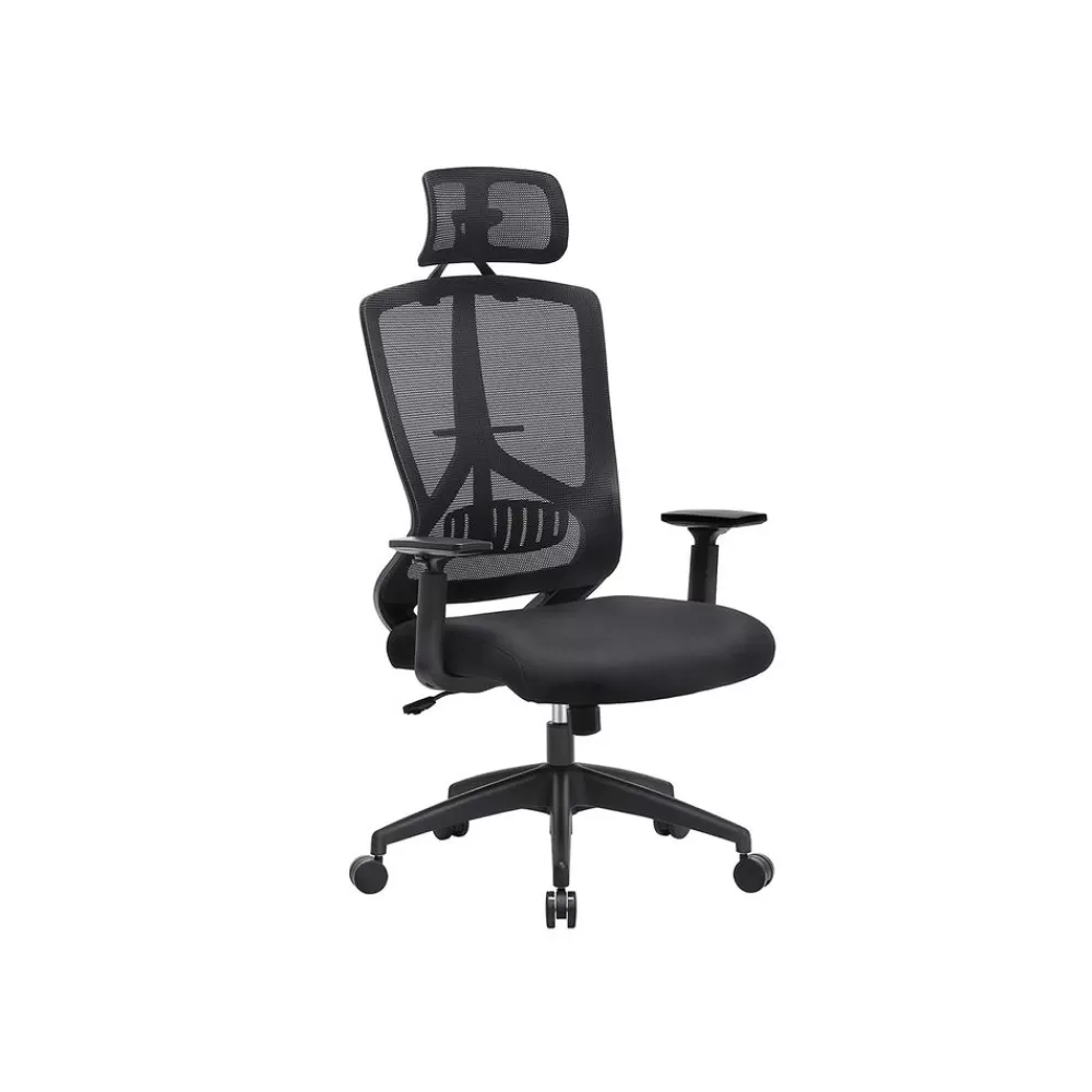 Best Sale SONGMICS Bürostuhl mit Lendenwirbelstütze