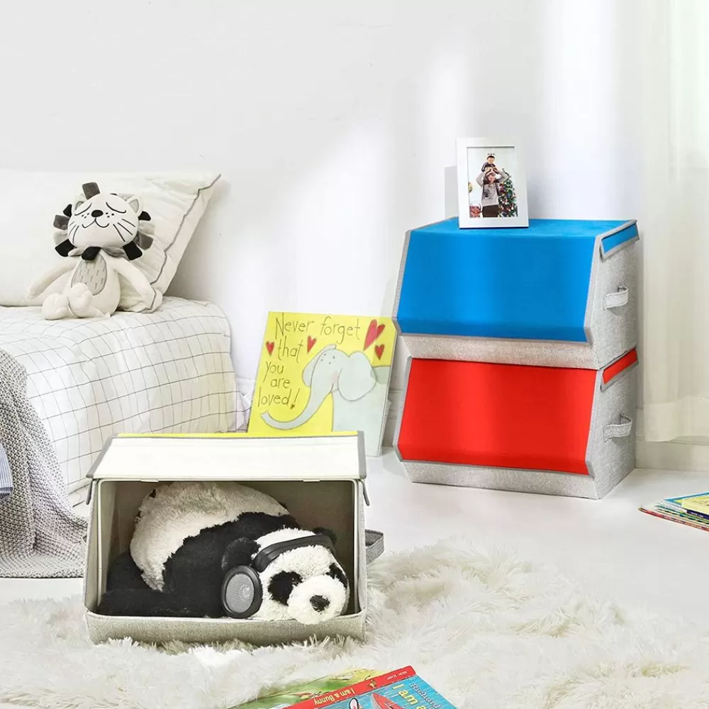 Flash Sale SONGMICS Bunte Aufbewahrungsboxen 3er Set