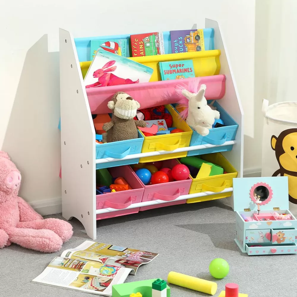 Best Sale SONGMICS Buntes Bücherregal für Kinder