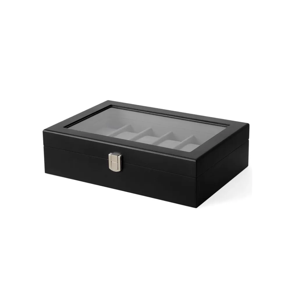 Flash Sale SONGMICS Charmante Uhrenbox für 12 Uhren