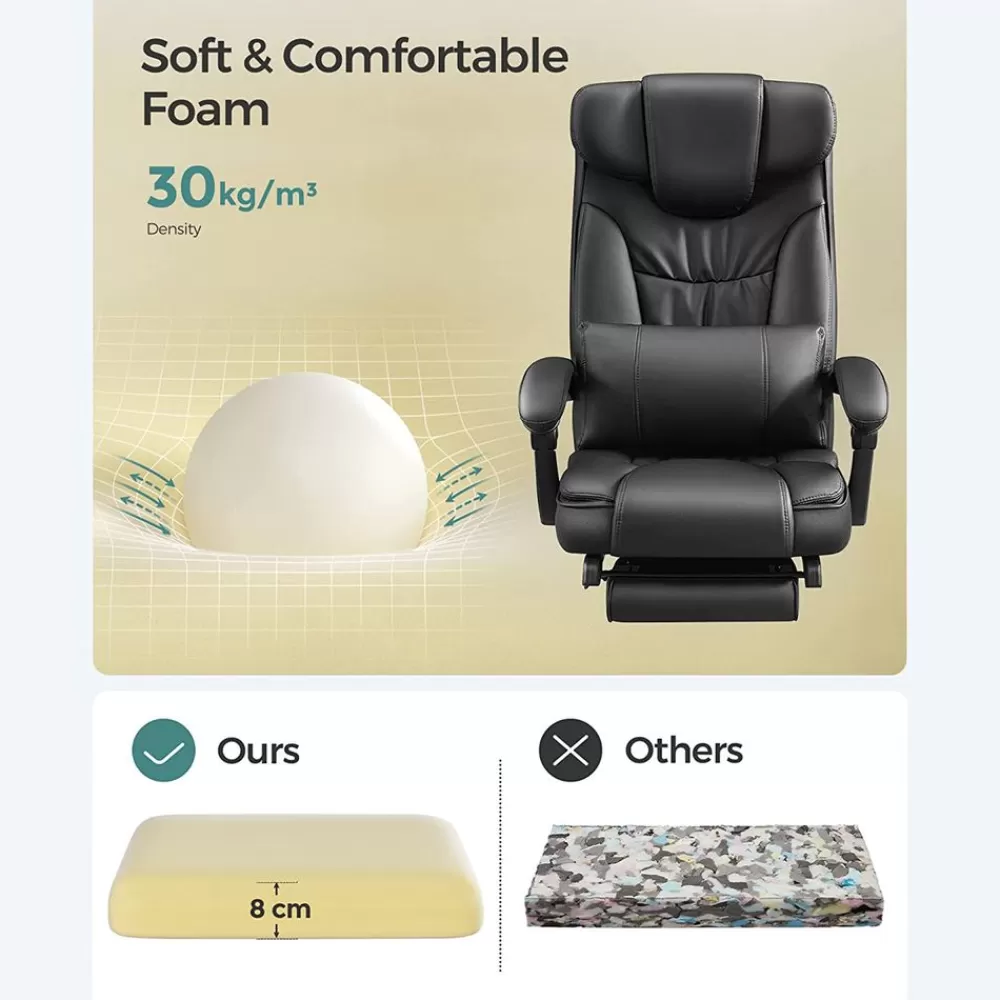 chefsessel_mit_kopfsttze__fuablage_6.webp Hot SONGMICS Chefsessel mit Kopfstütze & Fußablage