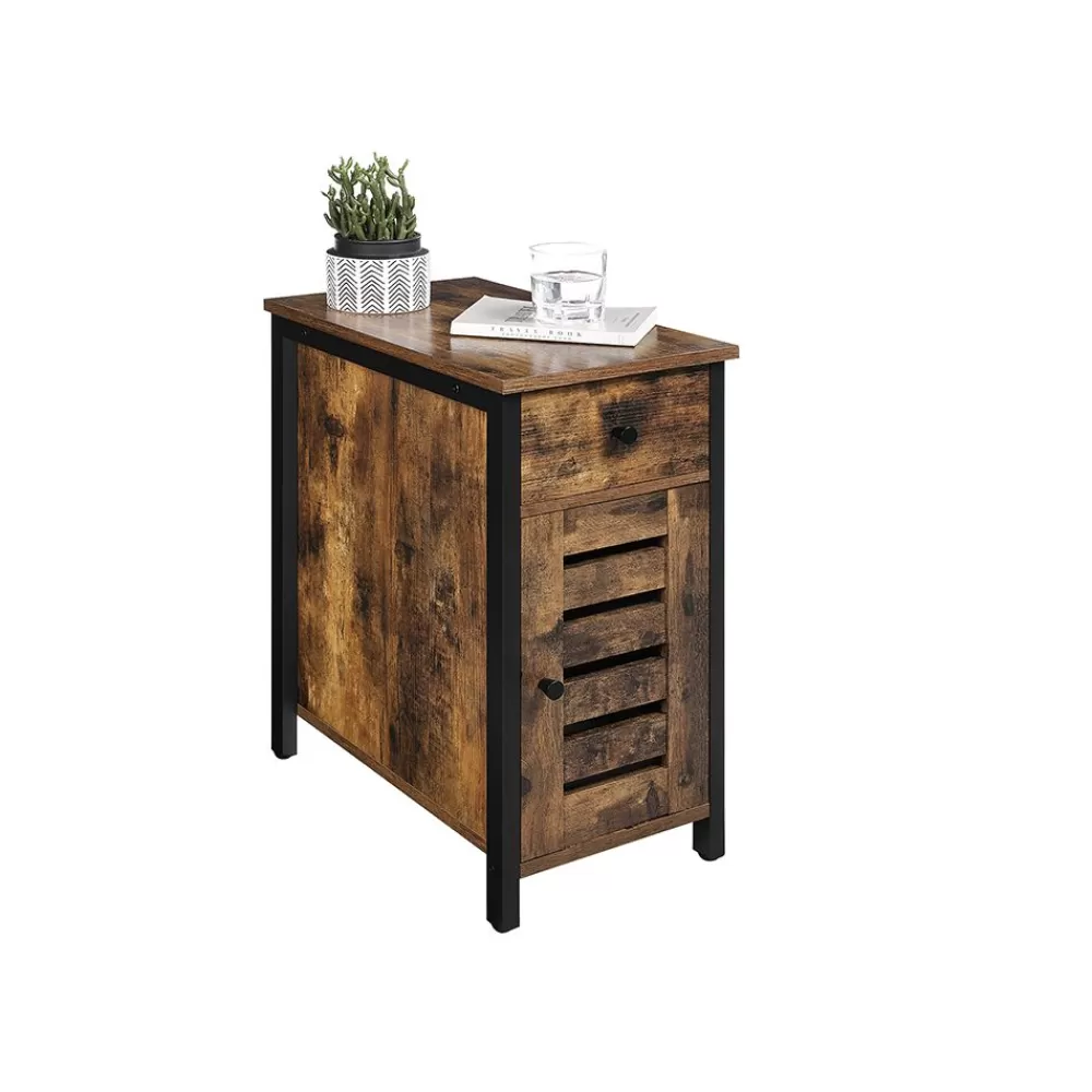 Outlet SONGMICS 30 cm Beistelltisch mit Schublade