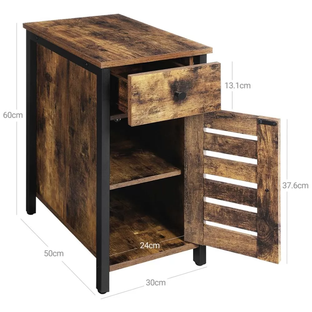 cm_beistelltisch_mit_schublade_6.webp Outlet SONGMICS 30 cm Beistelltisch mit Schublade