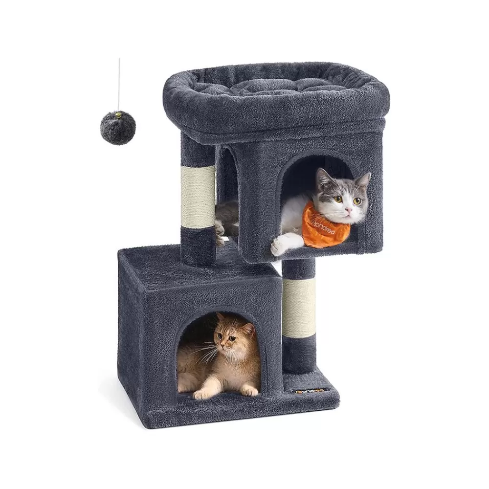 Outlet SONGMICS 67 cm Kratzbaum klein rauchgrau