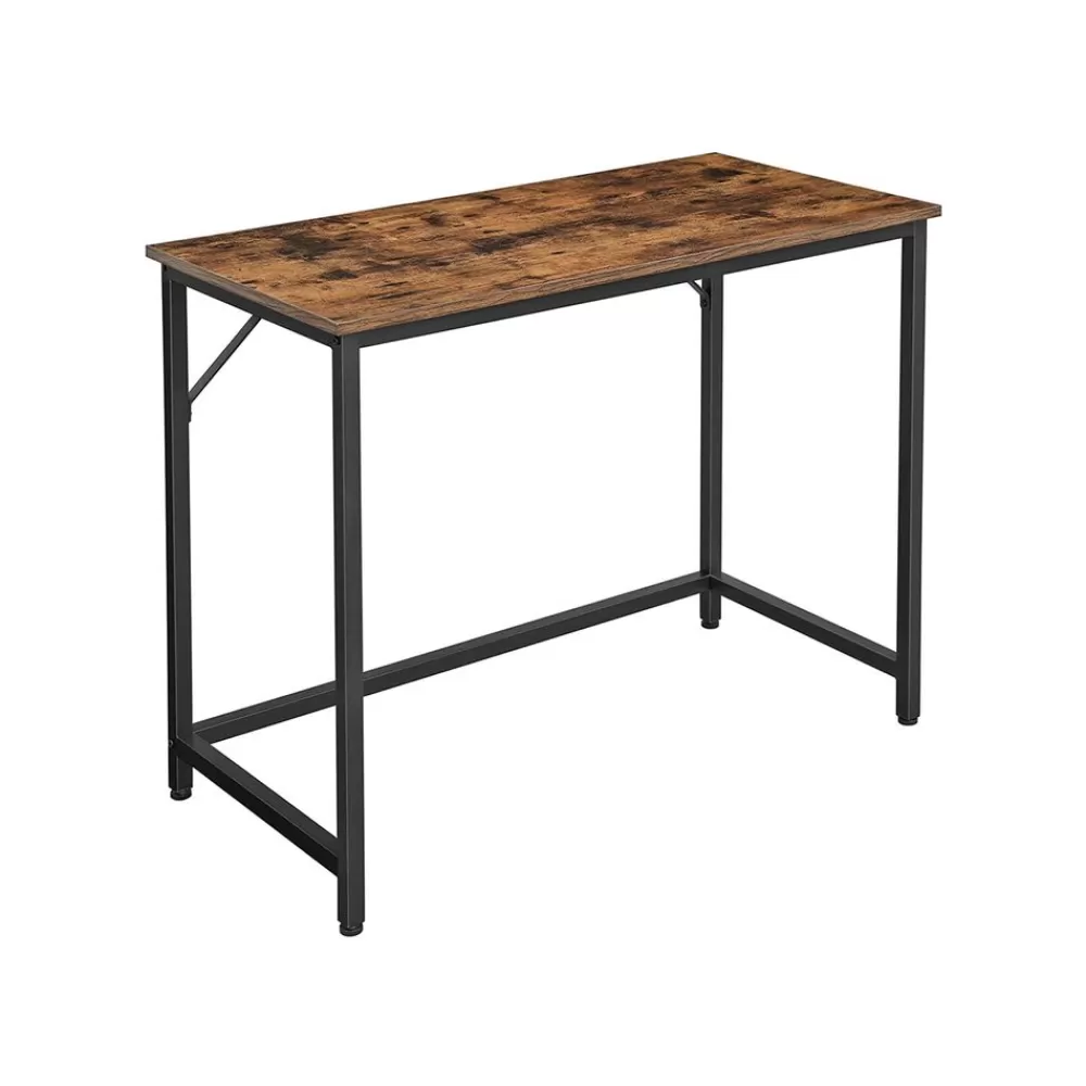 Sale SONGMICS Computertisch 50 x 100 x 75 cm Vintagebraun-Schwarz