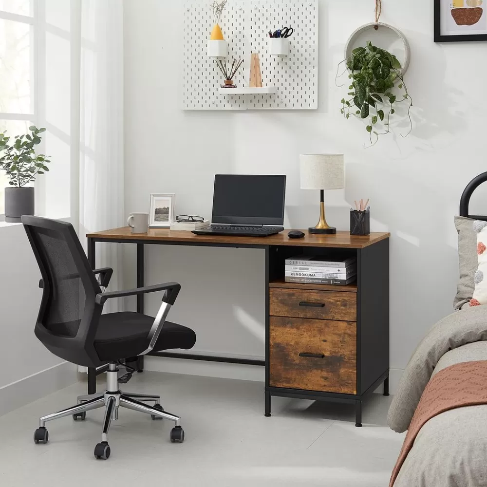 Best Sale SONGMICS Computertisch mit Aktenschrank