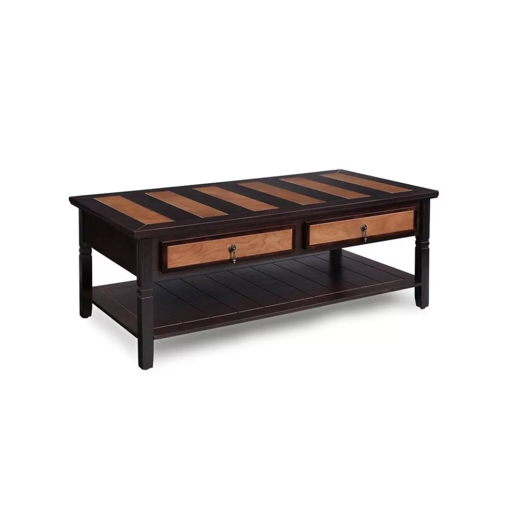 Cheap SONGMICS Couchtisch 2 Schubladen Kolonialstil