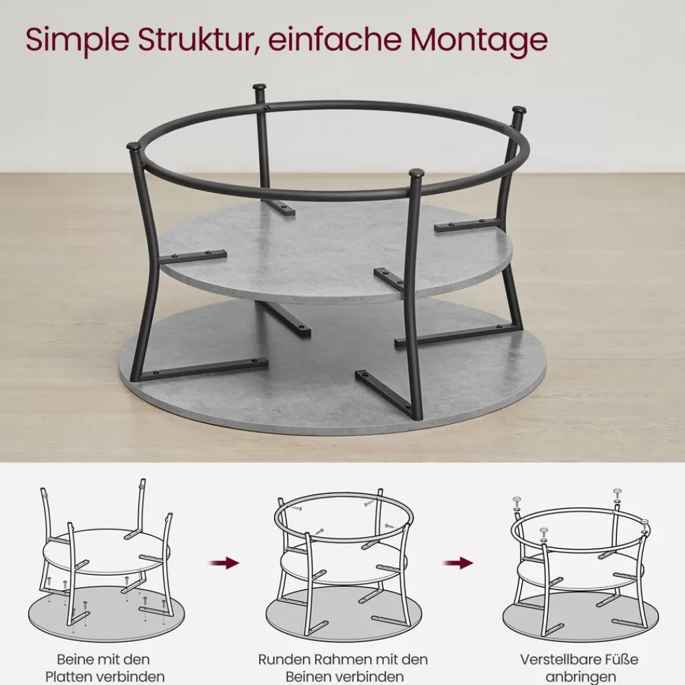 couchtisch_mit__ablagen_10.webp Discount SONGMICS Couchtisch mit 2 Ablagen