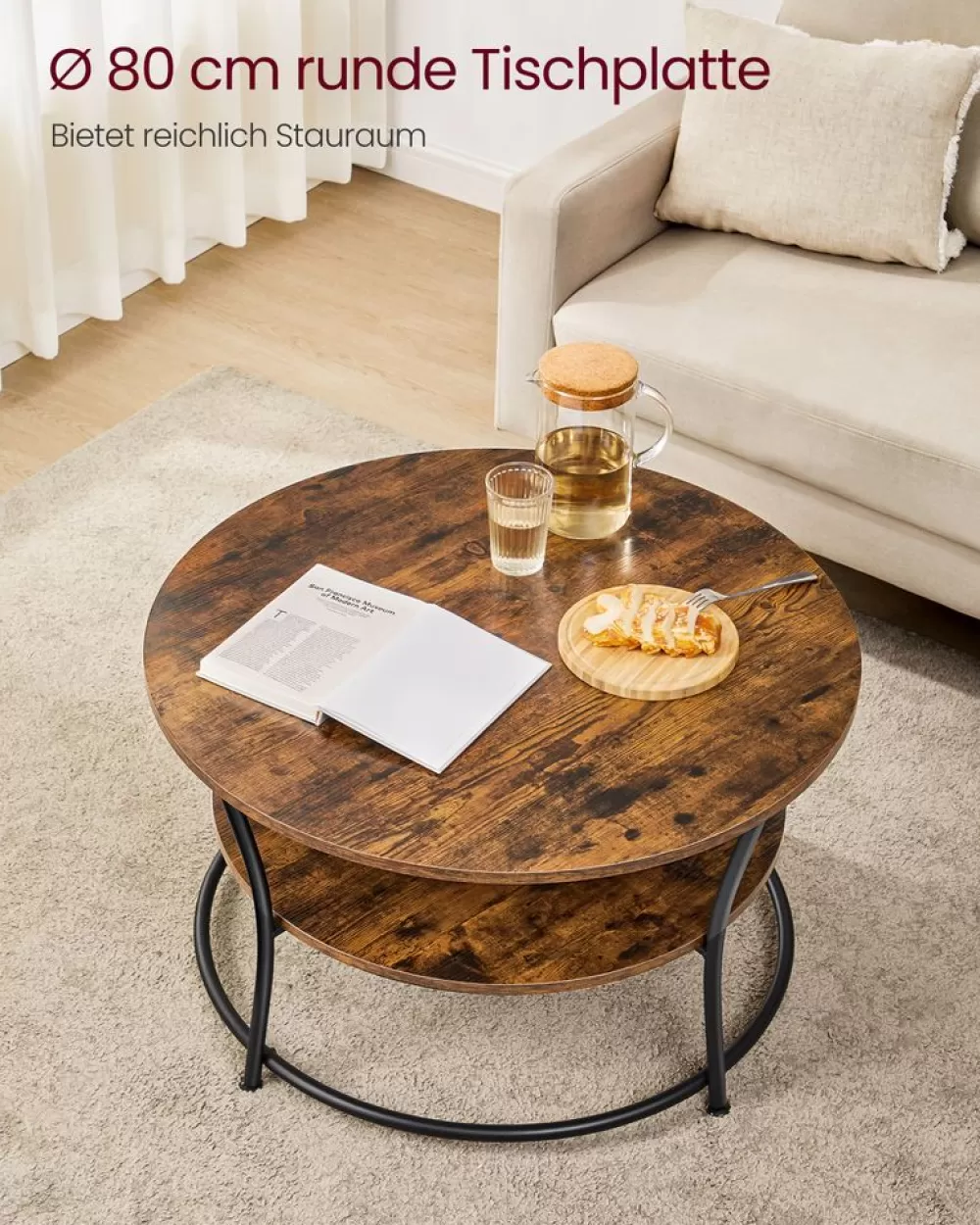 couchtisch_mit__ablagen_2.webp Discount SONGMICS Couchtisch mit 2 Ablagen