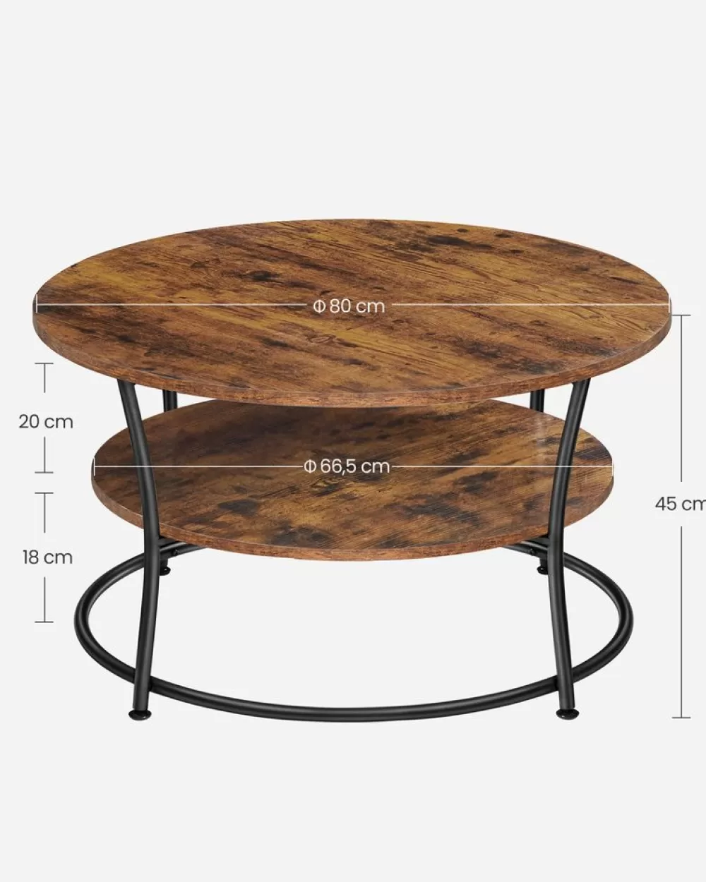 couchtisch_mit__ablagen_5.webp Discount SONGMICS Couchtisch mit 2 Ablagen