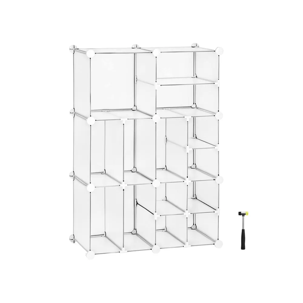 Best Sale SONGMICS DIY-Steckregalsystem 14 Fächer Weiß