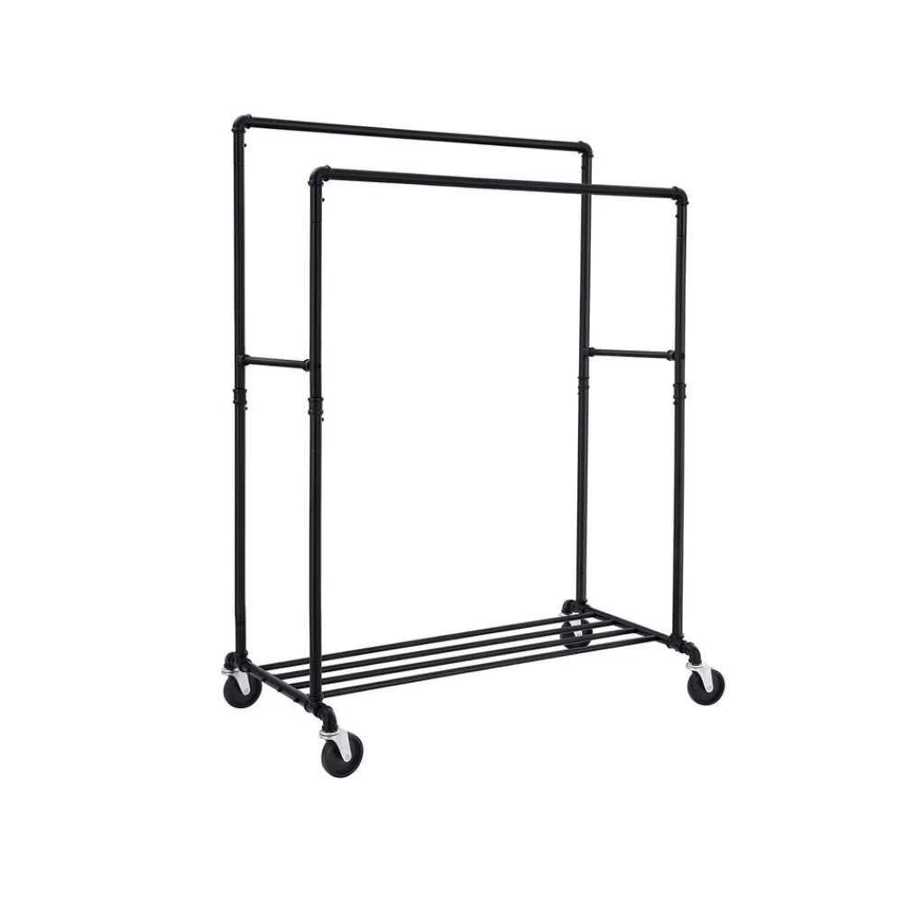 Best SONGMICS Doppelkleiderstange Wasserrohr-Design