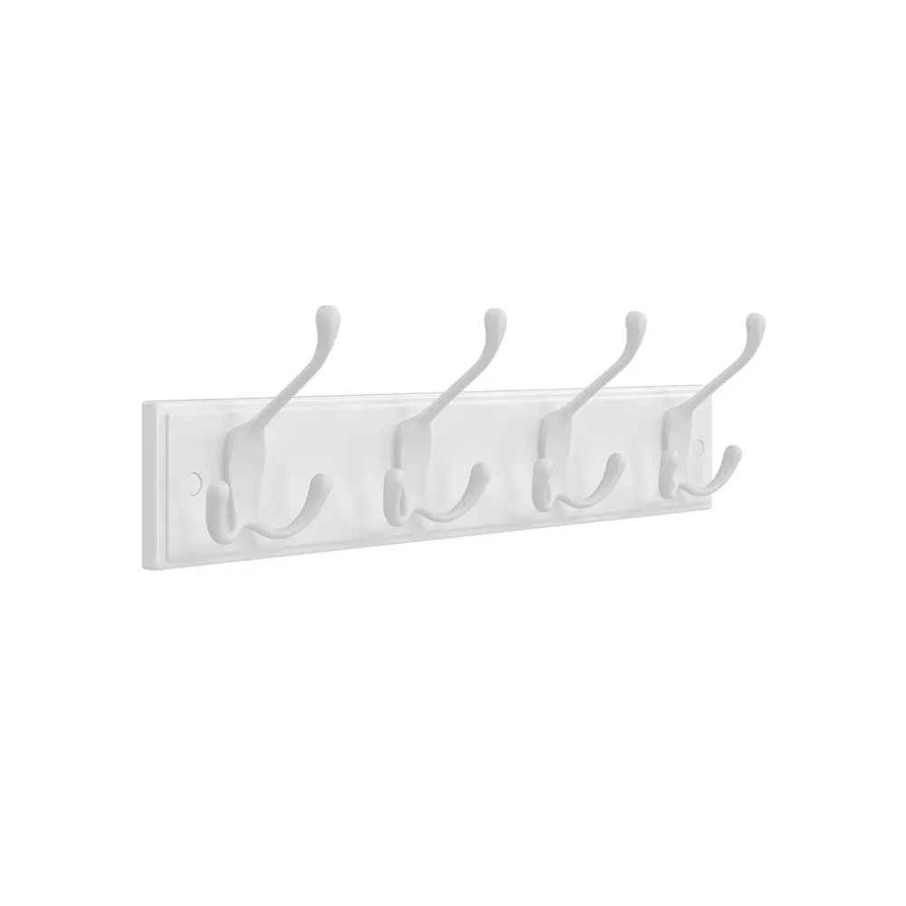Discount SONGMICS 4 Dreifach-Kleiderhaken Weiβ