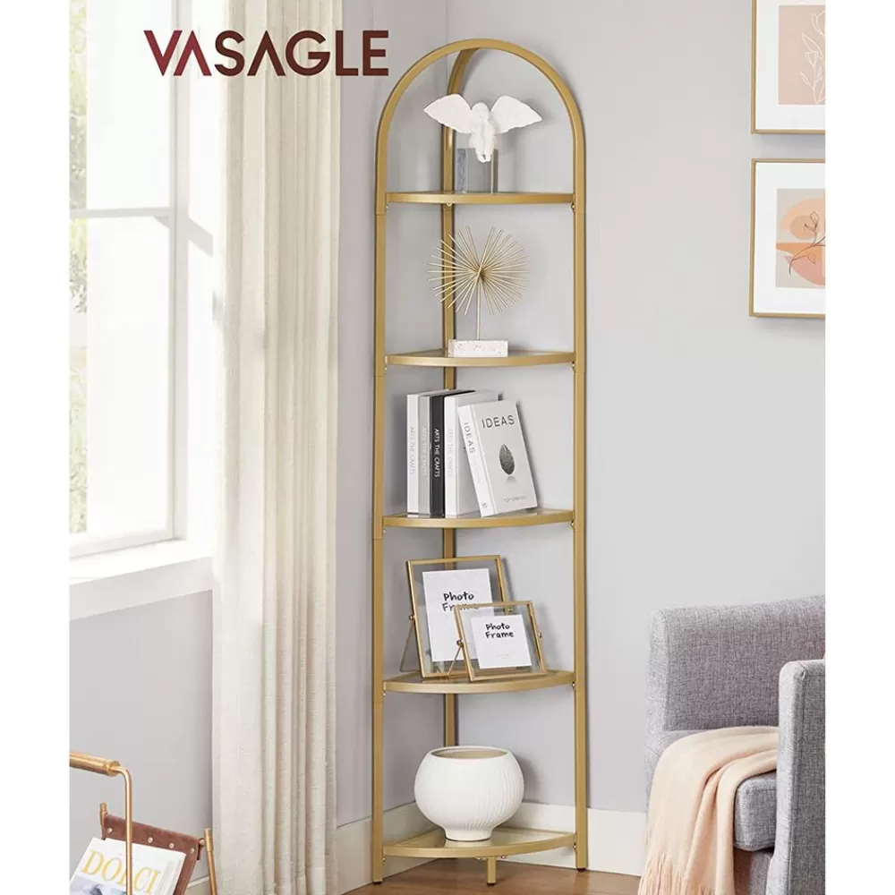 Discount SONGMICS Eckregal mit 5 Ebenen