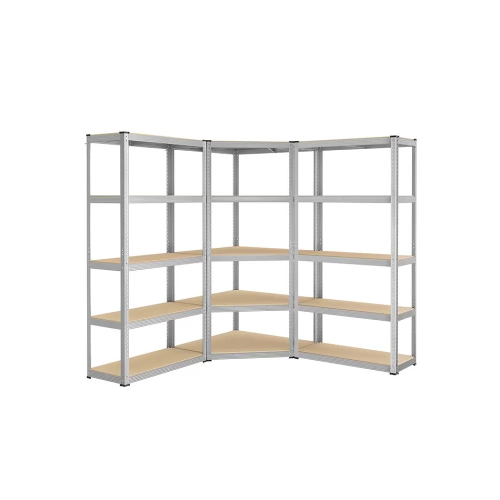 Store SONGMICS Eckregal-Set mit 5 Ebenen bis 2625 kg belastbar