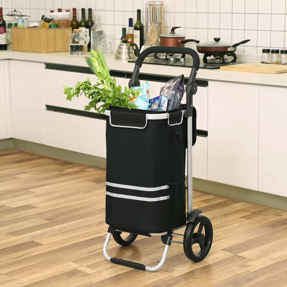 einkaufstrolley__l_schwarz_2.webp Discount SONGMICS Einkaufstrolley 35 L Schwarz