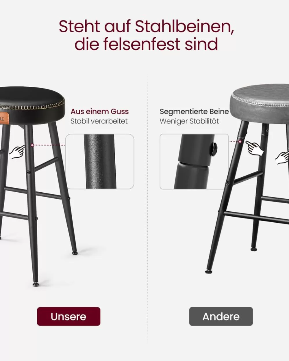 ekho_kollektion__barhocker_10.webp Hot SONGMICS EKHO Kollektion - Barhocker