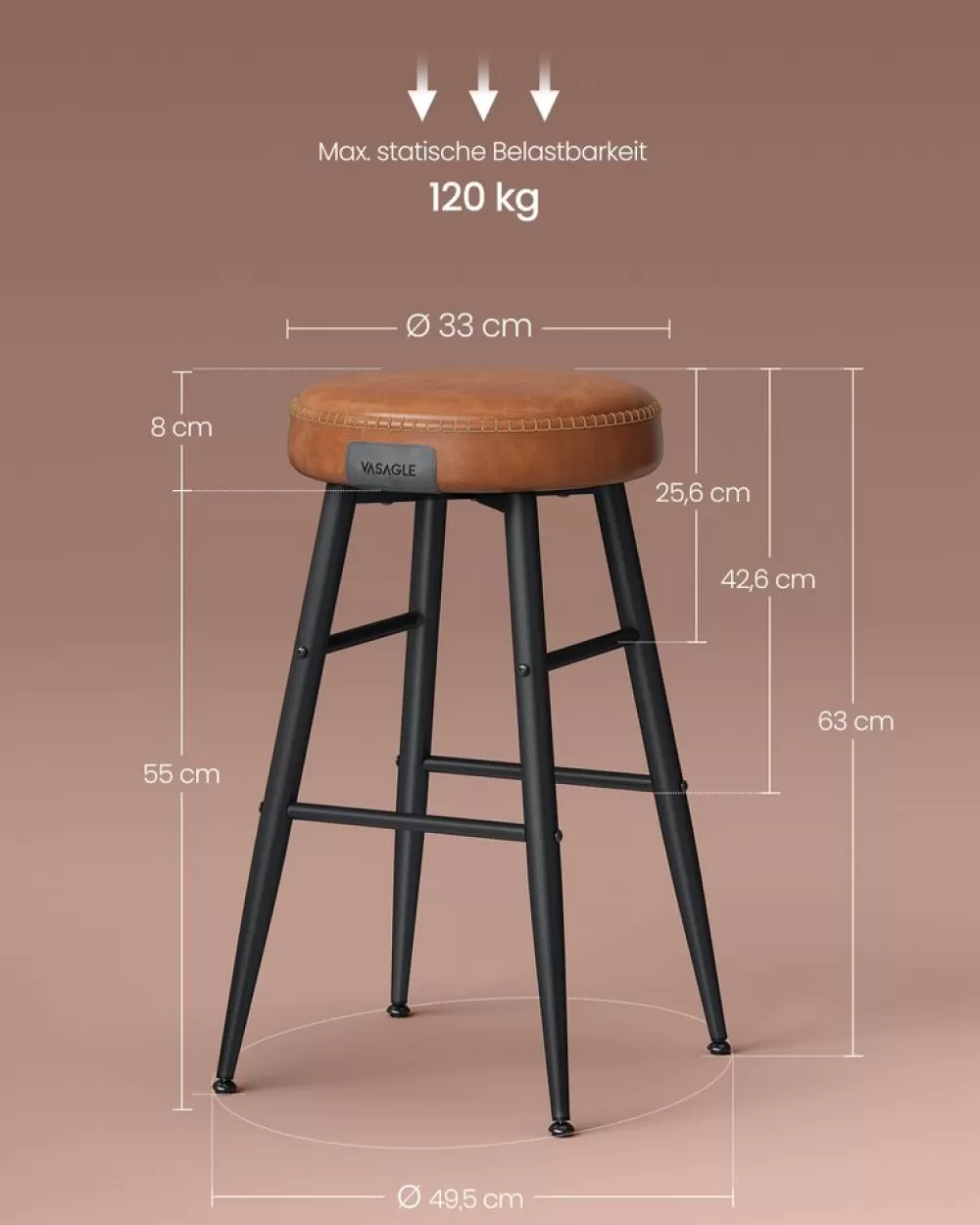 ekho_kollektion__barhocker_8.webp Hot SONGMICS EKHO Kollektion - Barhocker