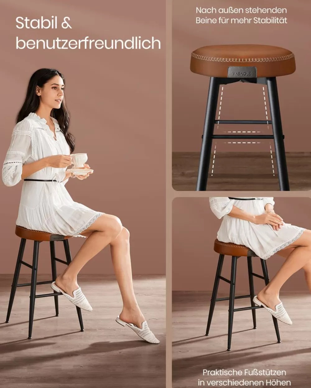 ekho_kollektion__barhocker_9.webp Hot SONGMICS EKHO Kollektion - Barhocker