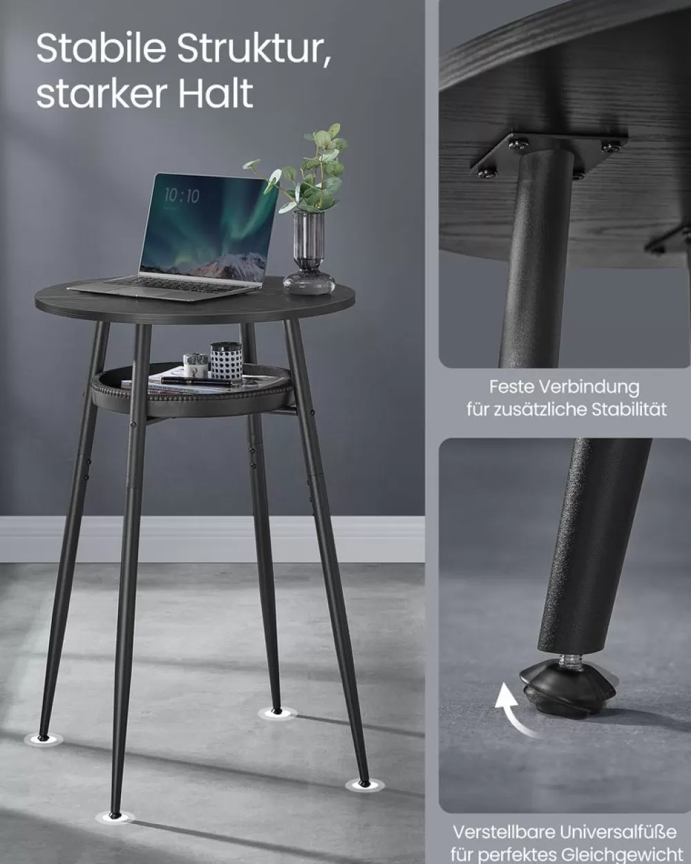 ekho_kollektion_bartisch_mit_stauraum_midcenturymodernstil_3.webp Hot SONGMICS EKHO Kollektion Bartisch mit Stauraum Mid-Century-Modern-Stil