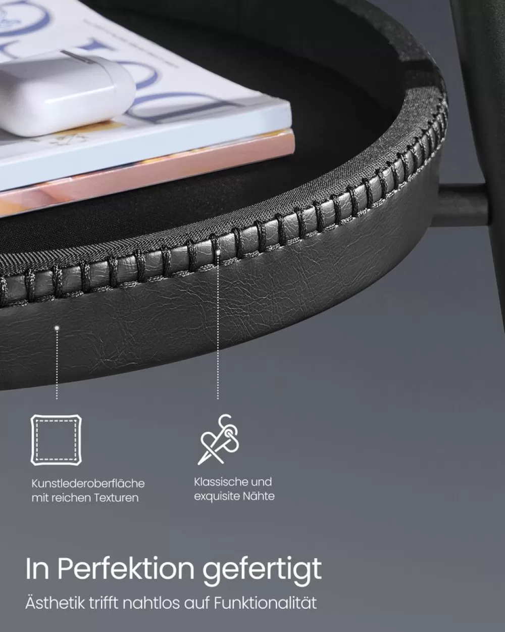 ekho_kollektion_bartisch_mit_stauraum_midcenturymodernstil_6.webp Hot SONGMICS EKHO Kollektion Bartisch mit Stauraum Mid-Century-Modern-Stil