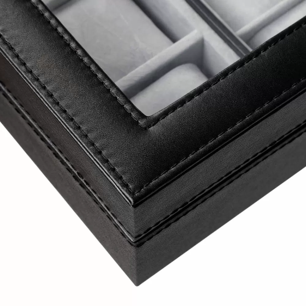 elegante_uhrenbox_fr__uhren_5.webp Online SONGMICS Elegante Uhrenbox für 11 Uhren Schwarz