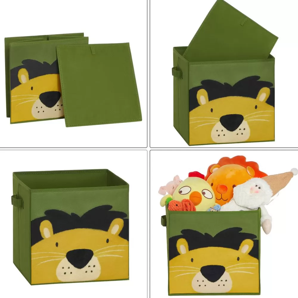 Cheap SONGMICS 3er Set Faltboxen für Kinder Bunt