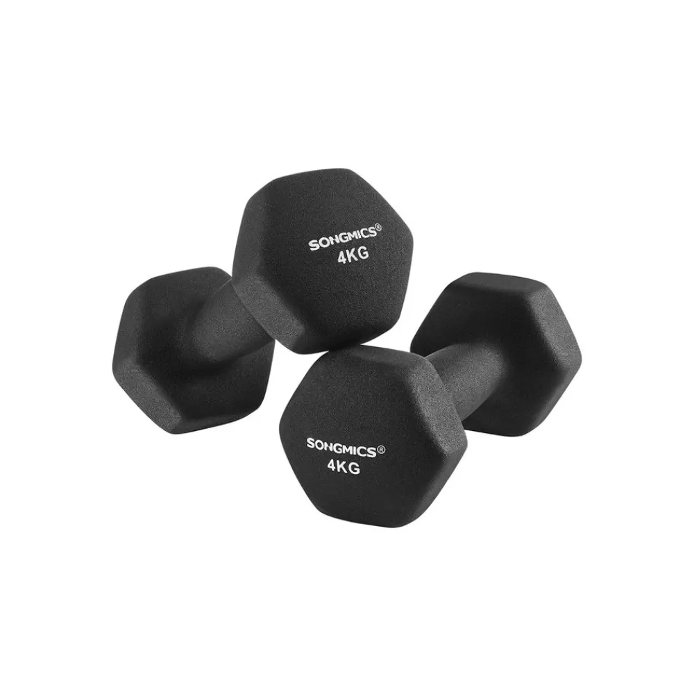 Cheap SONGMICS 2er Set Hanteln 2 x 4 kg Schwarz
