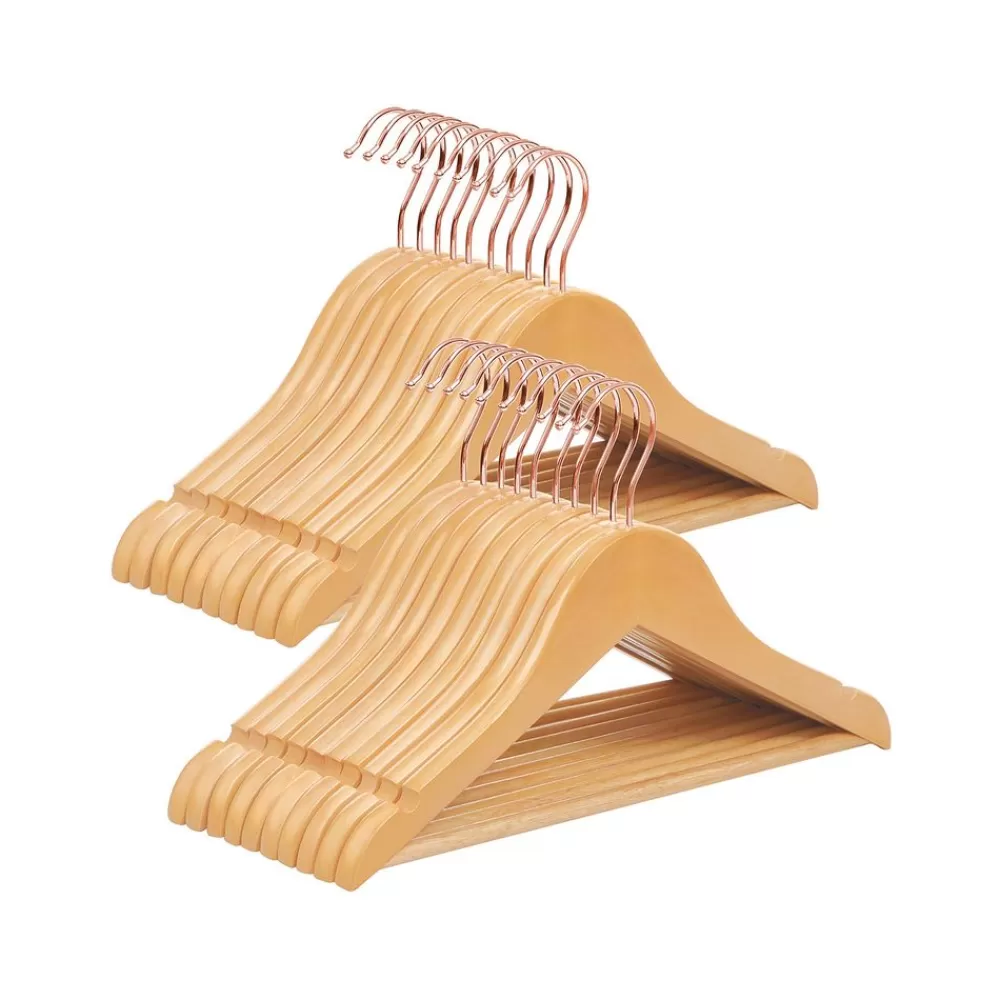 Fashion SONGMICS 20er Set Kinderkleiderbügel aus Holz