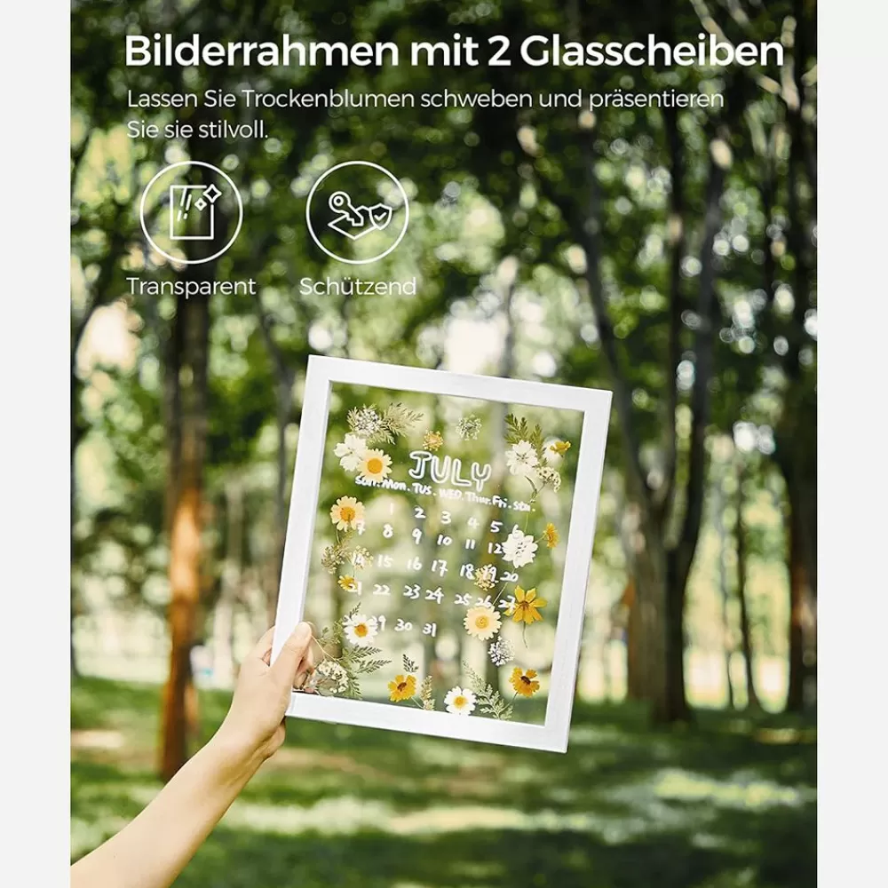 Best SONGMICS 3er Set schwebende Bilderrahmen
