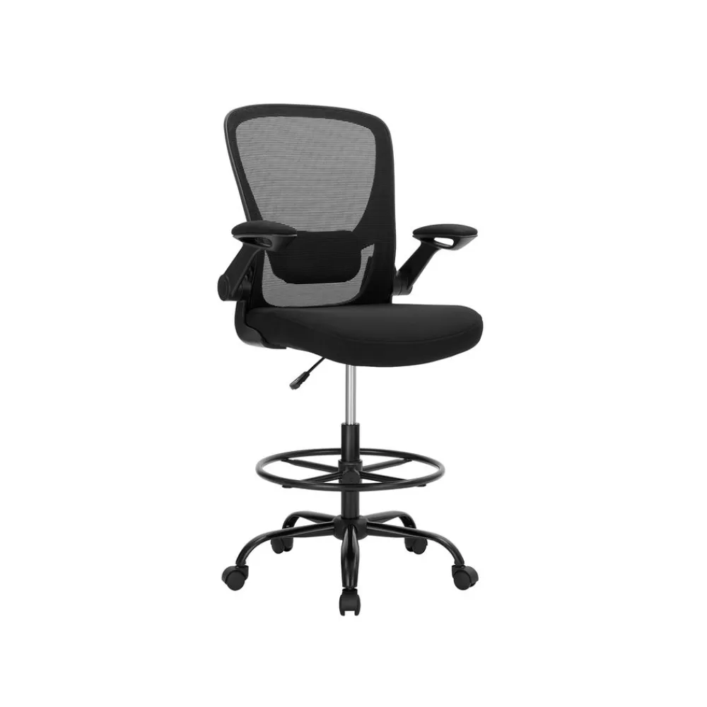 Store SONGMICS Ergonomischer Arbeitshocker schwarz