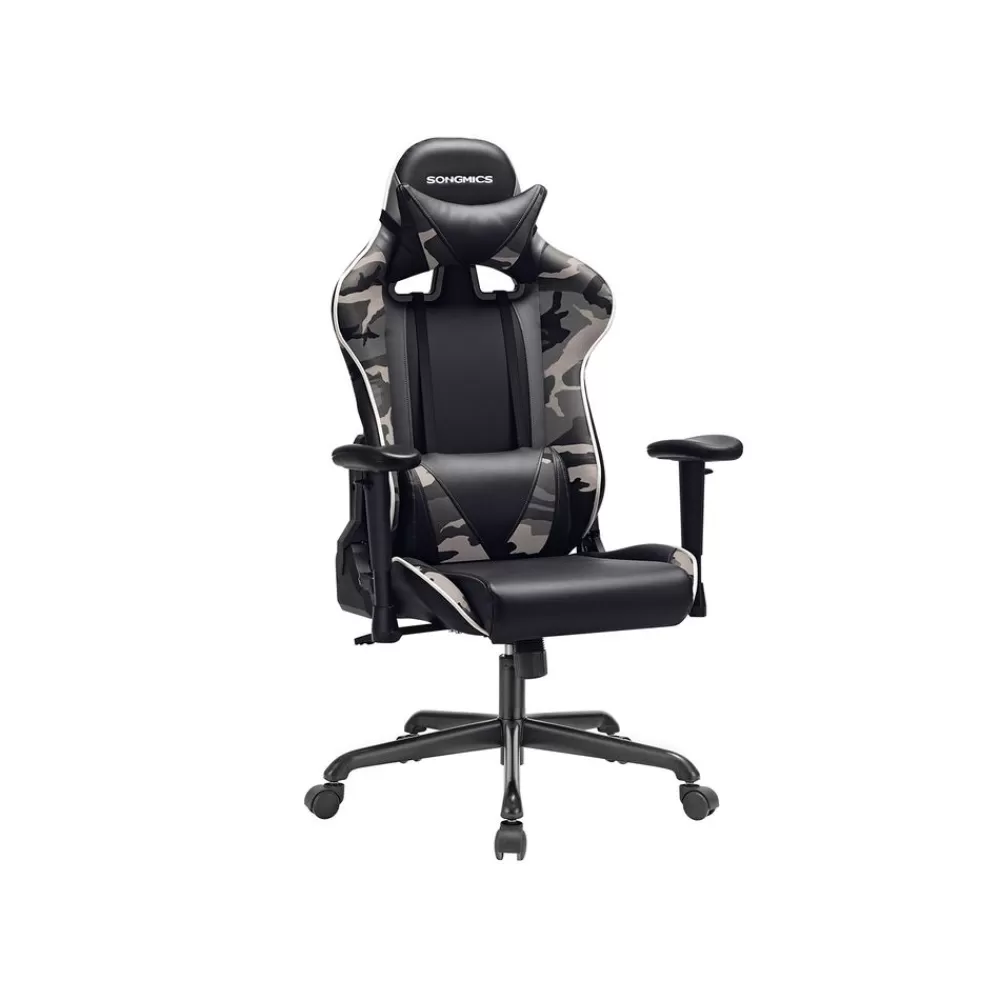 ergonomischer_gamingstuhl_schwarz_7.webp Sale SONGMICS Ergonomischer Gamingstuhl Schwarz