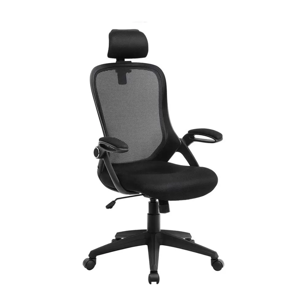 Store SONGMICS Ergonomischer Schreibtischstuhl schwarz
