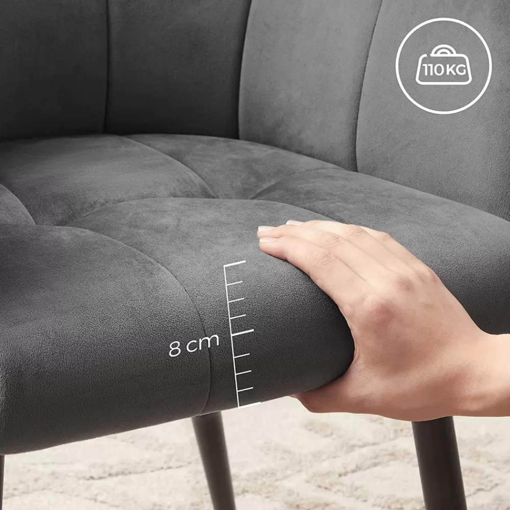 esszimmerstuhl_mit_bezug_aus_samt_grau_10.webp New SONGMICS Esszimmerstuhl mit Bezug aus Samt Grau