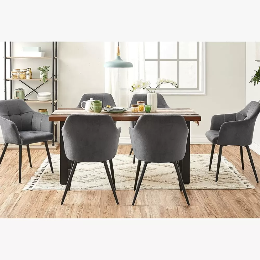 esszimmerstuhl_mit_bezug_aus_samt_grau_13.webp New SONGMICS Esszimmerstuhl mit Bezug aus Samt Grau