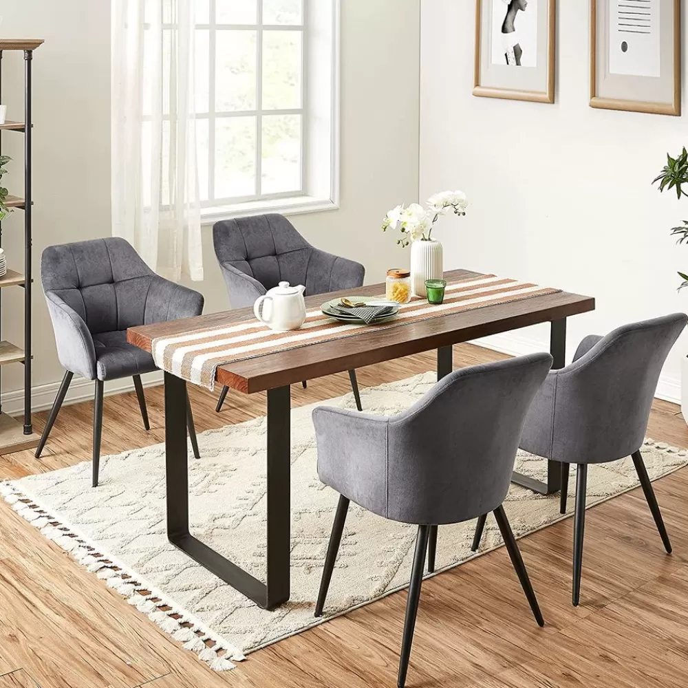 esszimmerstuhl_mit_bezug_aus_samt_grau_8.webp New SONGMICS Esszimmerstuhl mit Bezug aus Samt Grau