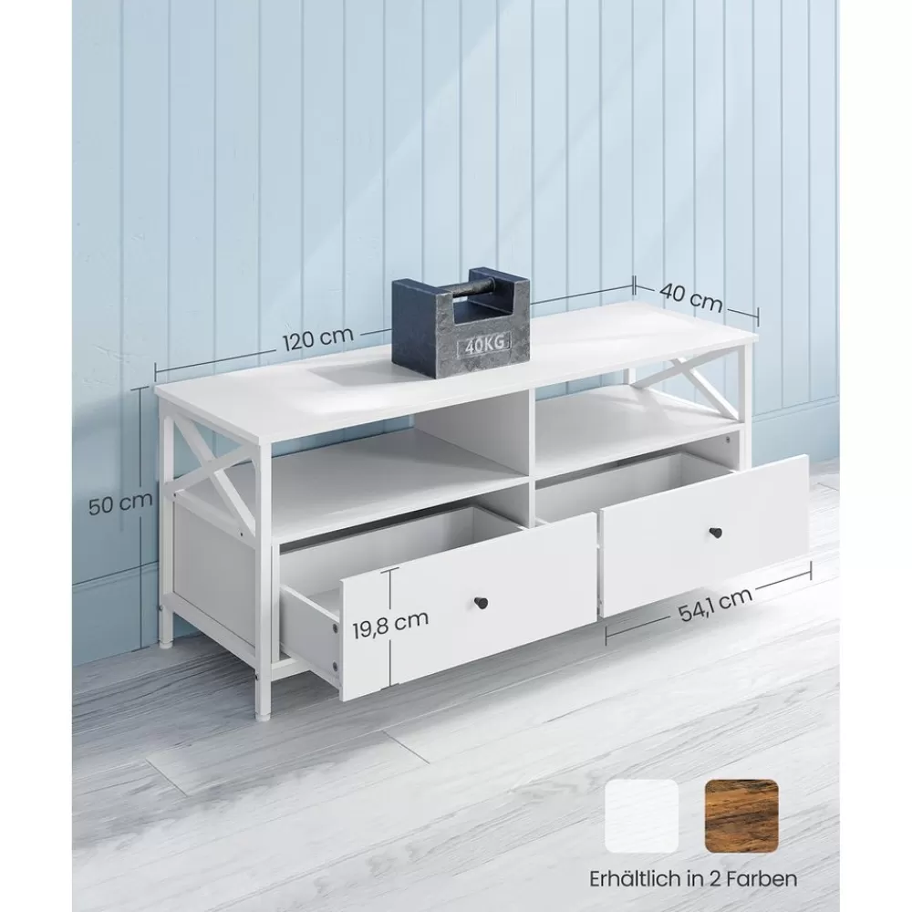 fernsehtisch__x__x__cm_12.webp Flash Sale SONGMICS Fernsehtisch 120 x 40 x 50 cm