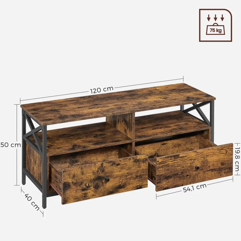 fernsehtisch__x__x__cm_6.webp Flash Sale SONGMICS Fernsehtisch 120 x 40 x 50 cm