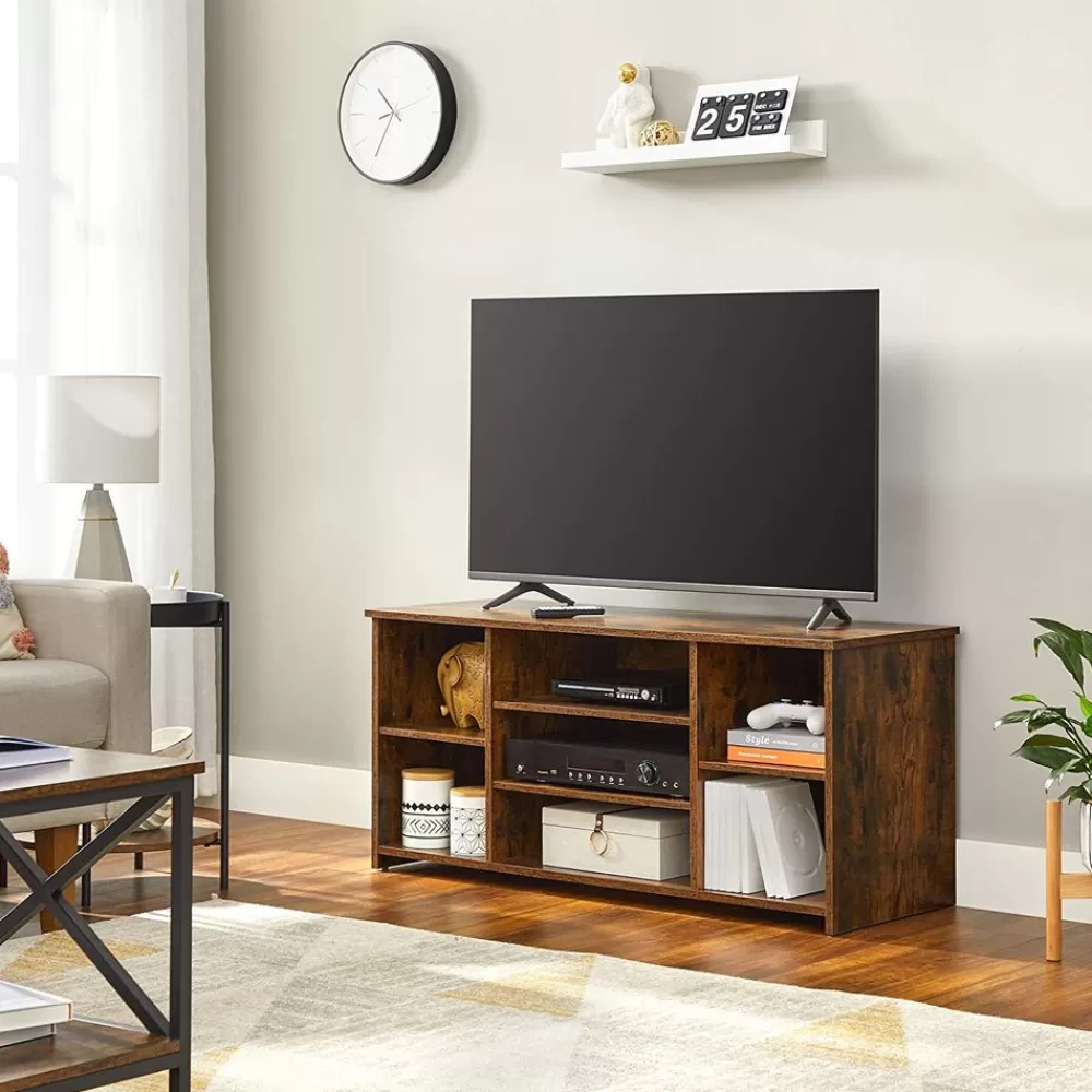 Outlet SONGMICS Fernsehtisch offen Vintagebraun