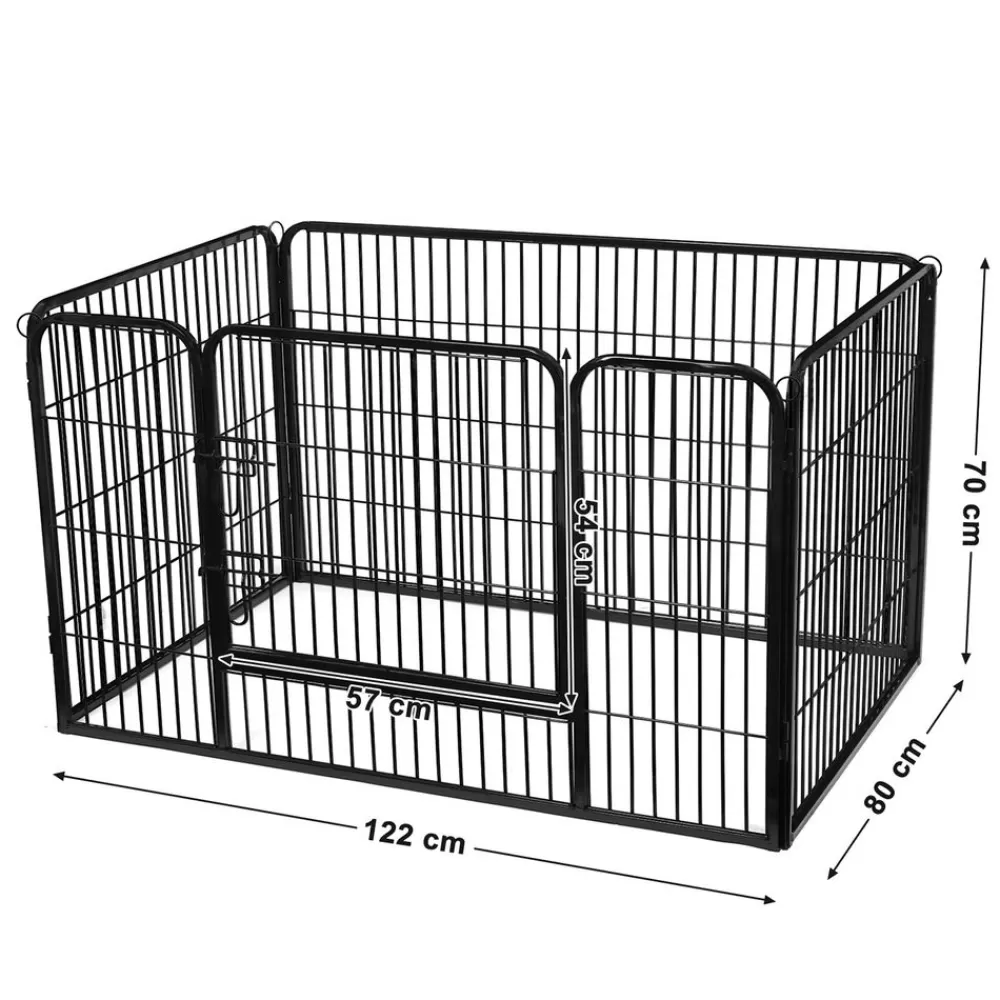 Outlet SONGMICS Freilaufgitter für Hunde