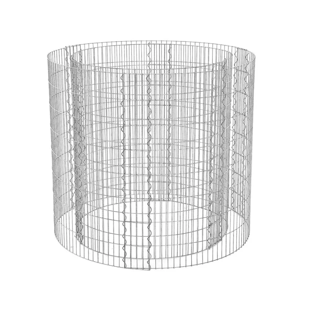 Outlet SONGMICS Gabione aus Metall silber