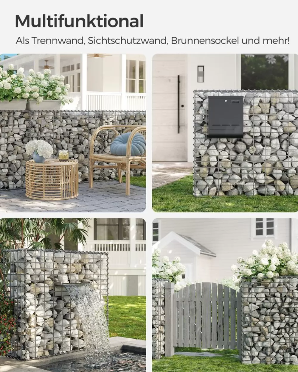 gabione_aus_metallgitter_15.webp Sale SONGMICS Gabione aus Metallgitter